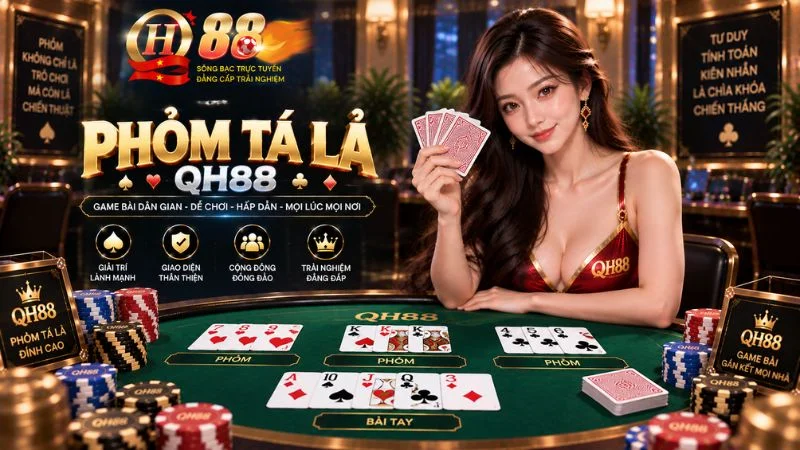 Phỏm Tá Lả QH88 – Luật Chơi, Cách Ăn Bài, Gửi Bài & Ù Chuẩn